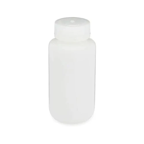 NEST 340101 250 mL Wide Mouth Round Storage Bottle, HDPE, Natural, Sterile, Leakproof Linerless Cap