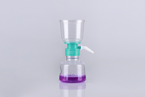 NEST 342102 Vacuum Filter System with Receiving Bottle, 250 mL, 0.10 µm PVDF Membrane, Low Protein Binding, Sterile