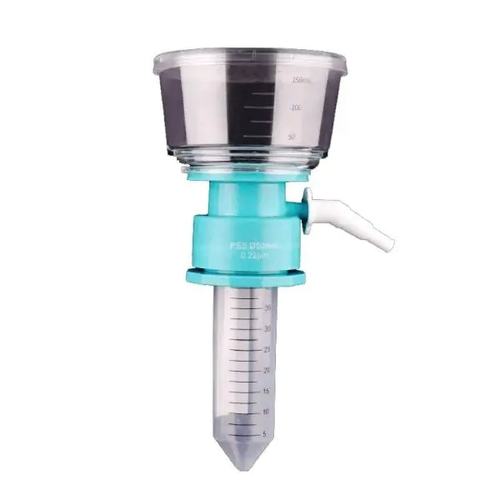 NEST 347102 Vacuum Filter System with Receiving Bottle, 50 mL, 0.10 µm PVDF Membrane, Low Protein Binding, Sterile
