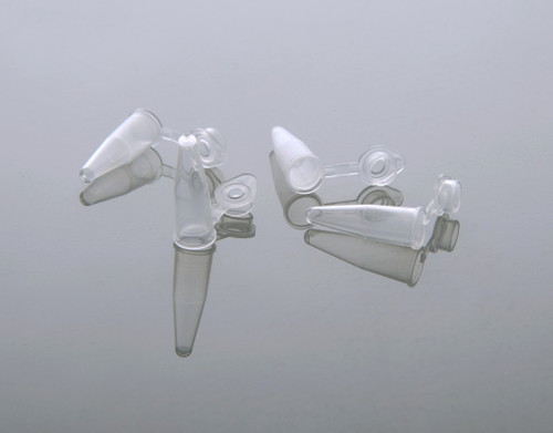 NEST 401001 0.2 mL Thin-Wall PCR Tubes, Individual, Attached Flat Caps, Clear, Polypropylene, Non-Sterile