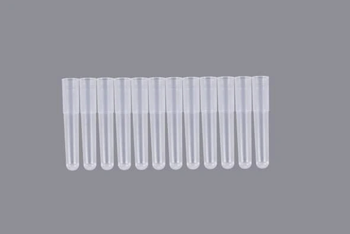 NEST 628131 1.1 mL Cluster Tubes, 12-Tube Strip Format, Bulk Bag Packaging, Non-Sterile, Case of 400 (5 Bags x 80)