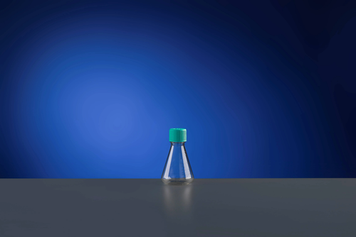 NEST 782101 250 mL Erlenmeyer Shaker Flask, Polycarbonate, Flat Bottom, Plug Seal Cap, Sterile, Case of 12 (12 x 1)