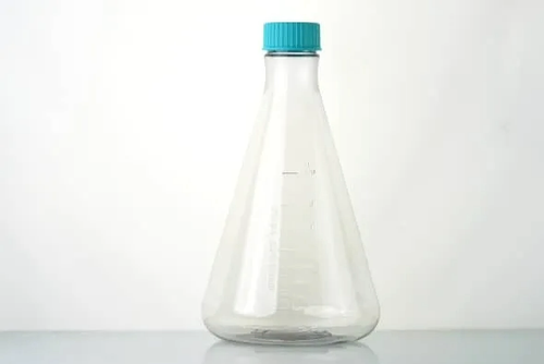 NEST 784011 1000 mL Erlenmeyer Shaker Flask, PETG, Flat Bottom, Vent Cap with 0.22 µm Filter, Sterile, Case of 6 (6 x 1)