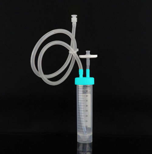 NEST C60622-EFB050A 50 mL Centrifuge Tube with Bi-Directional Transfer Cap, Silicone Tube 1/8" ID x 1/4" OD, Male Luer