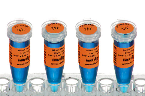 DT Cryo-Tags 0.94" x 0.50" & 3/8" spot, Orange