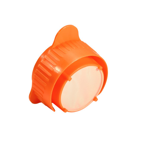 Cell Strainer, 5µm, orange, individually wrapped blister packs, w/ 1 reducing adapter, 50/pack