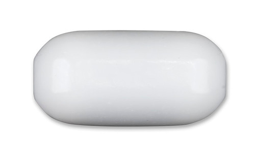 Magnetic Stir Bar, PTFE, Smooth, 10x5mm, pk10, White