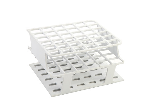 OneRack® Tube Rack Half POM 16mm 36-Place, White