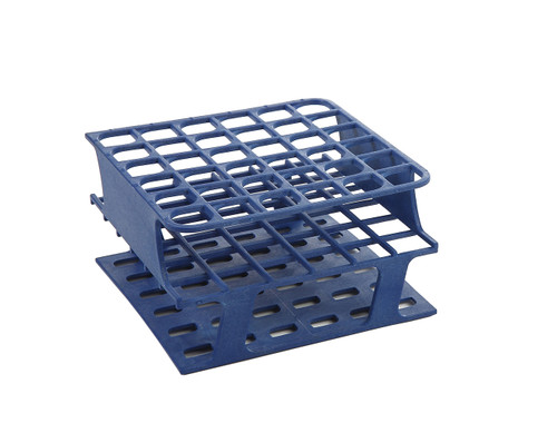 OneRack® Tube Rack Half POM 16mm 36-Place, Blue