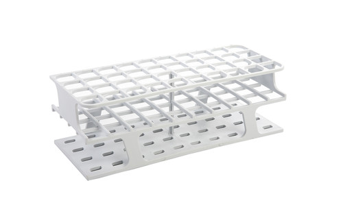 OneRack® Tube Rack Full POM 20mm 40-Place, White
