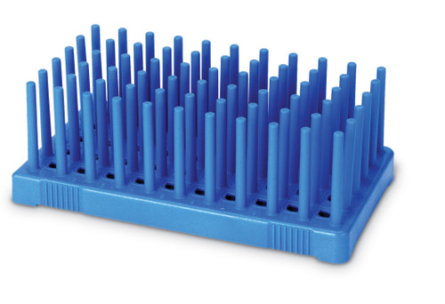 Peg Tube Rack 50-Place, 14-17mm, Blue