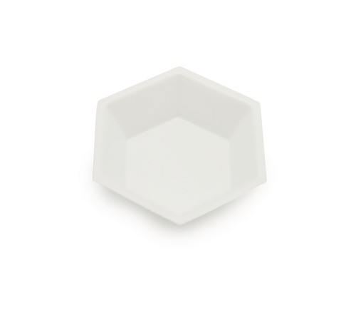Hexagonal Weigh Boat, Medium Anti-static, White