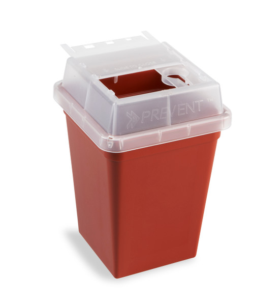 Sharps Container,  Quart (1L), Red