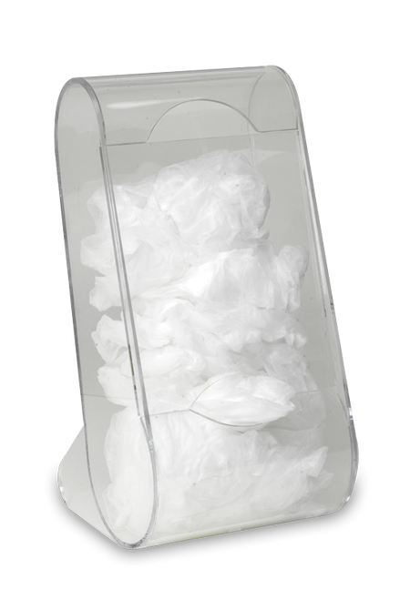 Acrylic Soft Covers Dispenser Counter or Wall Mount, Clear