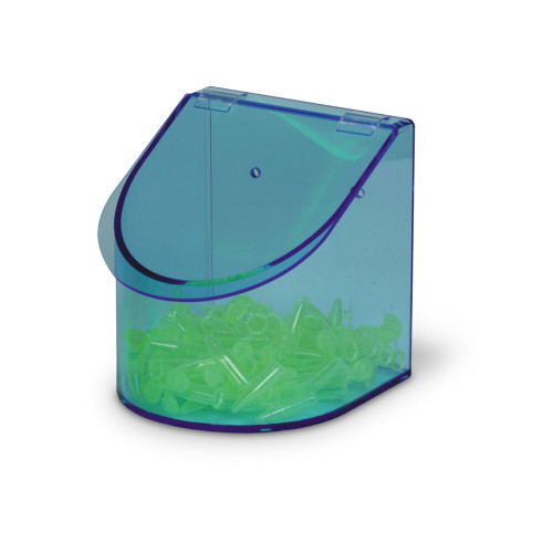Single Compartment Dispensing Bin, Blue