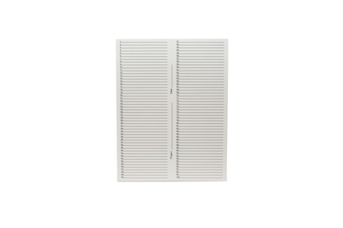 Microscope Slide Box replacement inventory cards, pk10 (15991 series)