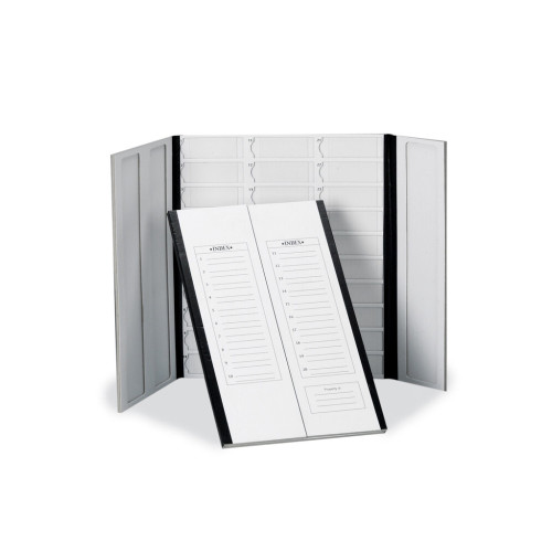 20-Place Cardboard Slide Tray, Black Trim