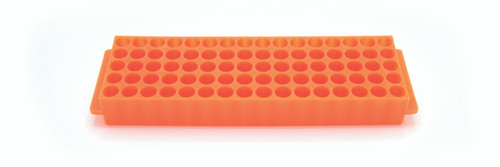 80-Well Microtube Rack, Orange
