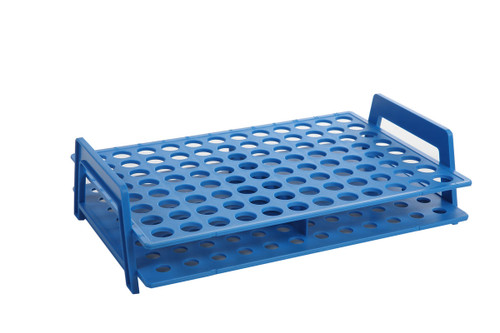 Microtube Rack 96 x 1.5/2mL Tubes, Blue, pk4, Blue