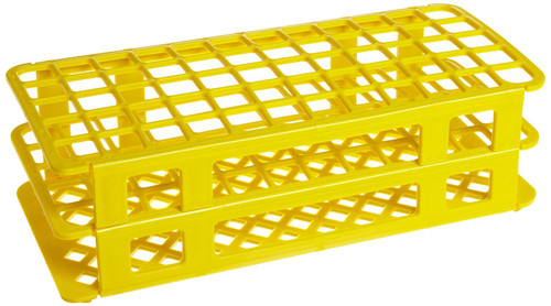 Fold & Snap Tube Rack 17mm 60-Place, Yellow