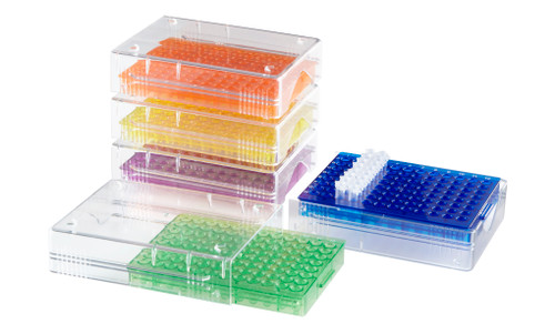 Low Temp PCR Rack, 96 well, Assorted