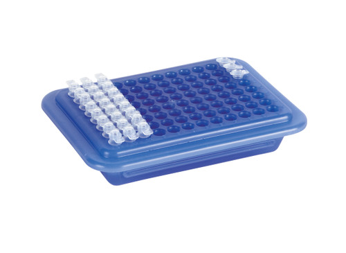 PCR Cooler, 96 Well Lt.Blue/Dk.Blue, pk2