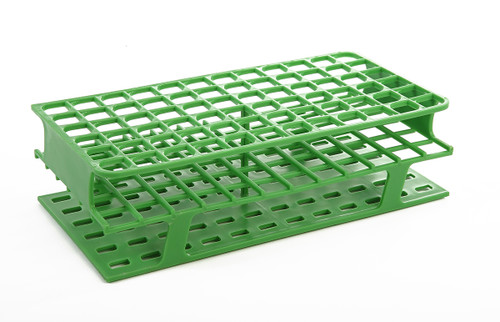 OneRack® Tube Rack Full PP 16mm 72-Place, Green