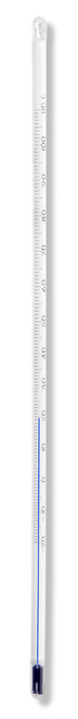 Thermometer, Blue Liquid, -20 to 110°C, Total Immersion, encapsulated in FEP