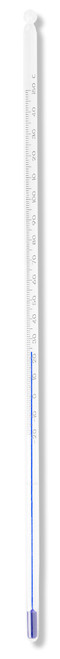 Thermometer, Blue Liquid, -20 to 150°C, Partial Immersion, encapsulated in FEP