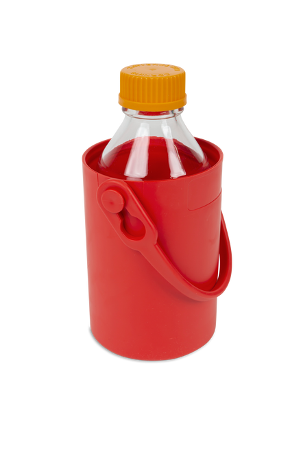 Safety Bottle Carrier, 1.5 L, Red