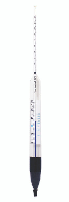 Plato Hydrometer, 0 to 8.5°