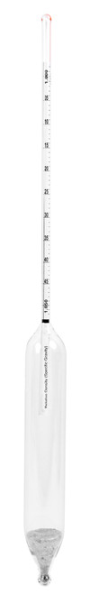 ASTM Specific Gravity Hydrometer, ASTM 111H, 1.000 to 1.050