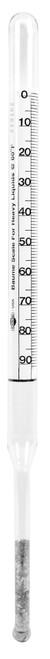 Baume (Heavy) Hydrometer, 0 to 90°