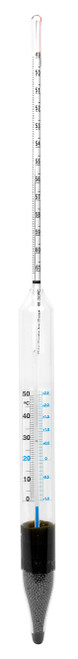 Brix Hydrometer, with Thermometer (°C) 49 to 61°
