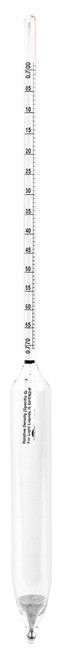Specific Gravity Hydrometer, 0.700 to 0.770, 0.0005 subdivisions, 330 mm