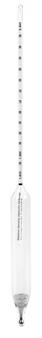 Specific Gravity Hydrometer, 0.940 to 1.010, 0.0005 subdivisions, 330 mm