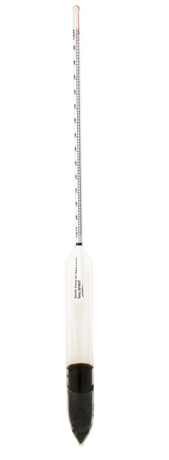 Specific Gravity Hydrometer, 1.000 to 1.070, 0.0005 subdivisions, 330 mm