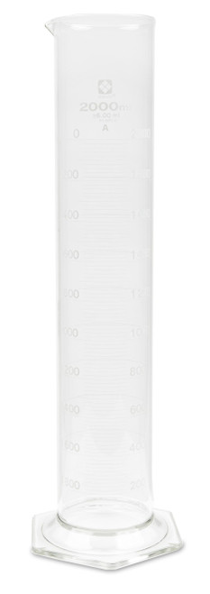 Cylinder, Graduated , Class A, 2000 mL