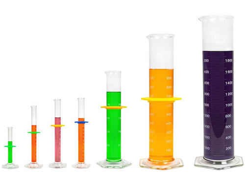 Graduated Cylinders Variety Kit, 1 Each of 10, 25, 50, and 100 mL