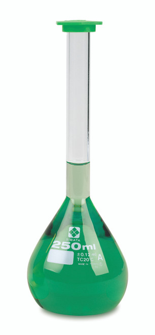 Volumetric Flask, Class A, Snap Cap, 250 mL