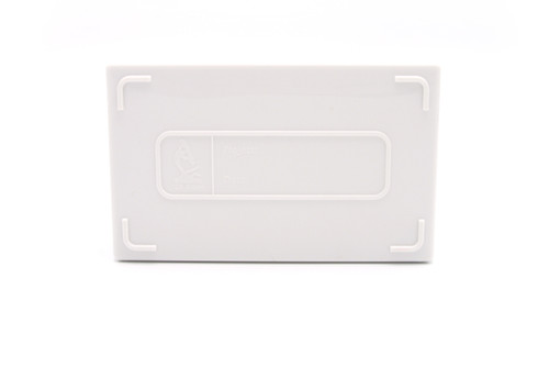 Premium Microscope Slide Box, 25-Place, Foam, White