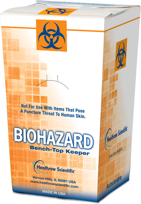 Biohazard Keeper Benchtop, Large Container, CS 50