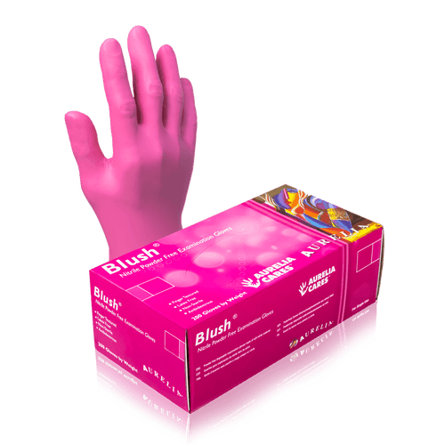 Supermax Aurelia® Blush® Nitrile Gloves Medium