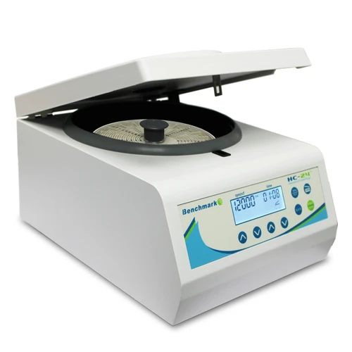 Benchmark Scientific C3450-H HC-24 hematocrit capillary centrifuge 24-place 12000 rpm reading disc lid
