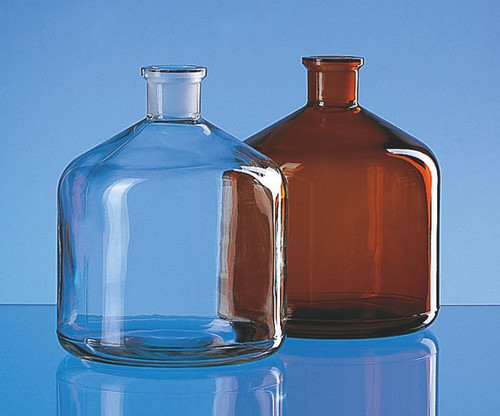 BRAND 23310 Bottle 2,000 ml, NS 29/32, for automatic burette, clear