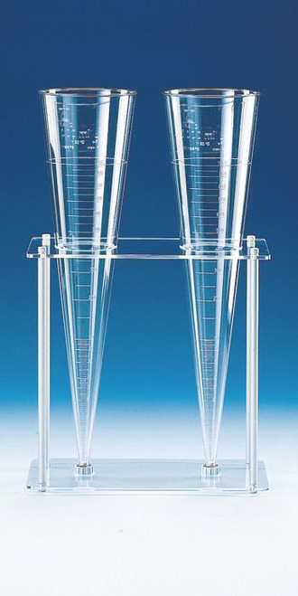 BRAND 388050 Rack for sedimentation cones, PMMA/PP