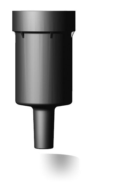 BRAND 704628 Shaft (bottom part) Transferpette S + pro + electronic, single channel, Transferpette® S + pro