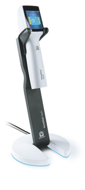 BRAND 705201 HandyStep touch Repetitive Pipette, HandyStep® touch incl. charging stand