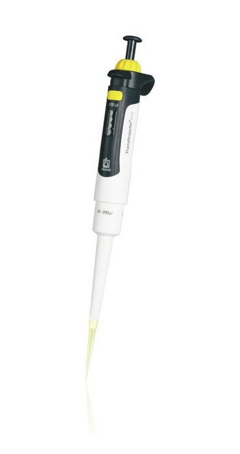 BRAND 706878 Transferpette pro Single-Channel Pipette, Adjustable, 20 - 200 µl