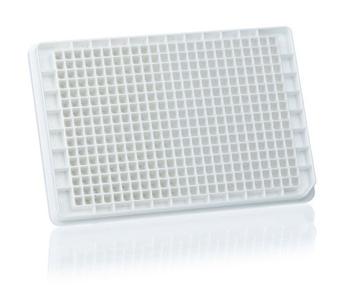 BRAND 781621 BRANDplates 384-Well Microplate, pureGrade, PS, 100 µl, standard, white